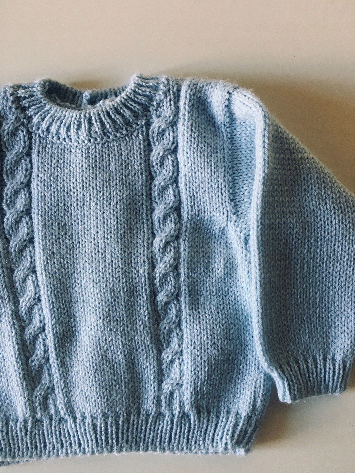 Isabel braid baby sweater (pre-order)