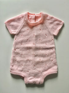 Spring/summer baby pierced romper - made by order