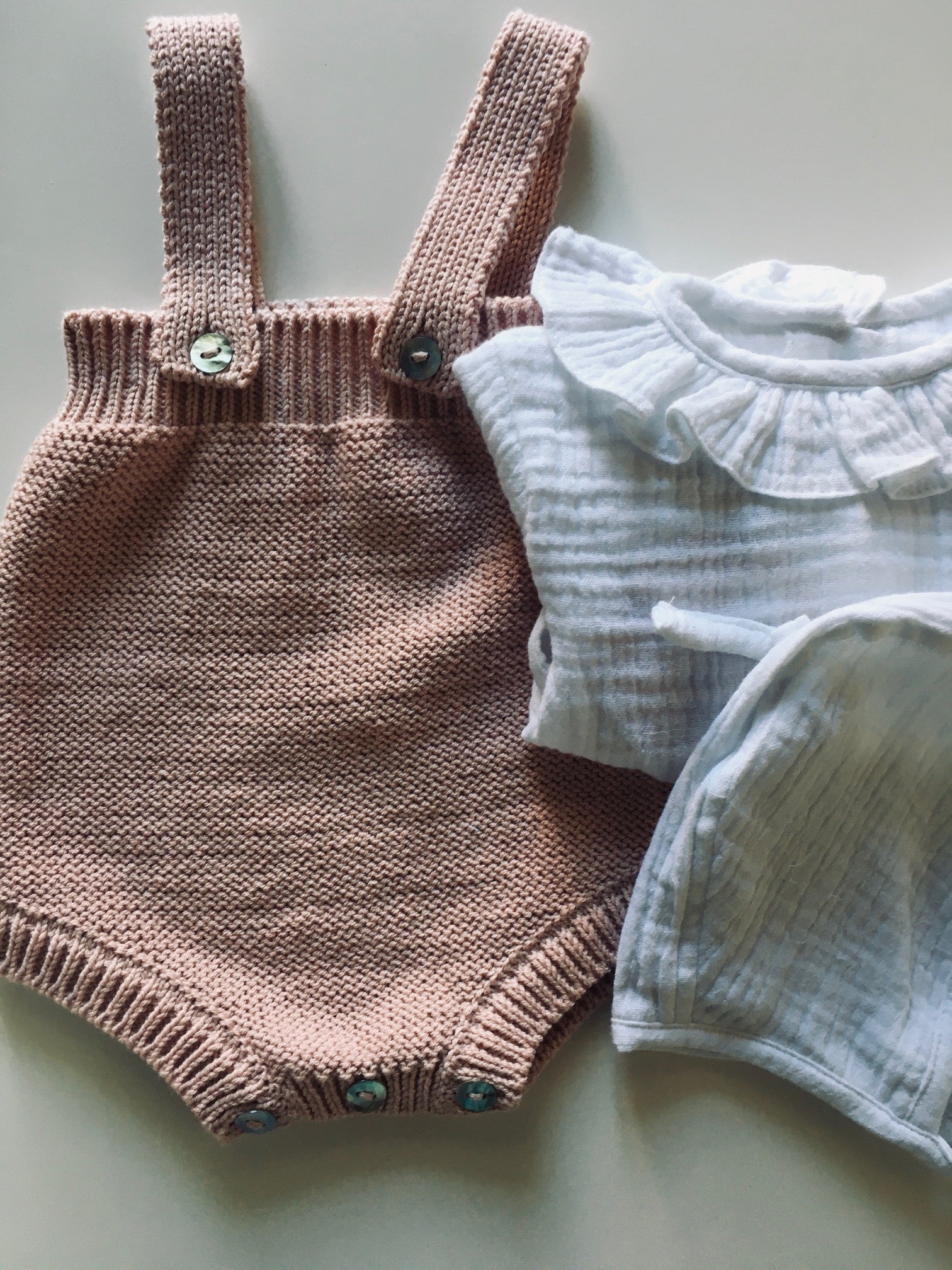 Simple knitted overalls - made by order